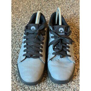 OSIRIS skater shoes sz 8.5 grey and black good condition
